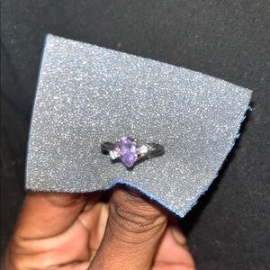 Elegant Purple Gemstone Ring
